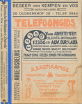 710476 Monster van een kartonnen omslag voor een telefoonboek van de Electrische Boekbinderij ‘Oudwijk’, Firma van Wijk ...